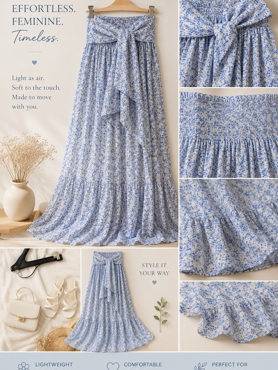 Dresses & Skirts - Aifer smocked boutique Maxi Dress